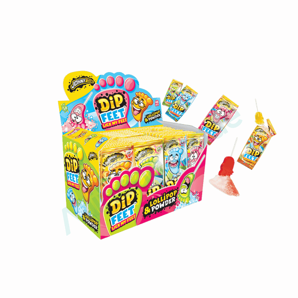 Johny Bee Johny Bee Dip Feet Lollipop& Powder - Allinone Trade GmbH