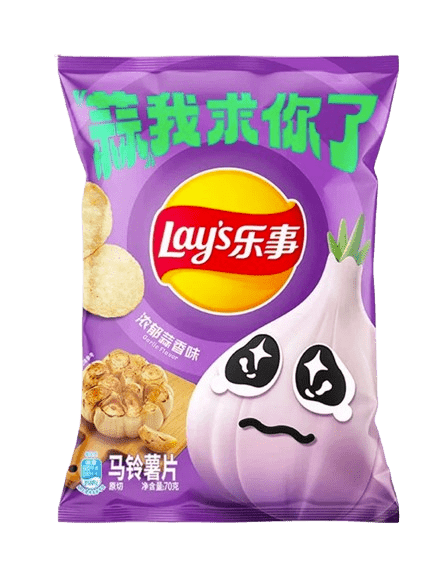 Lay's Lay`s China Knoblauch Geschmack 22x70g - Allinone Trade GmbH
