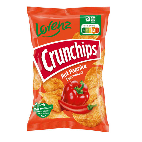 Lorenz Lorenz Crunchips Hot Paprika 150g - Allinone Trade GmbH