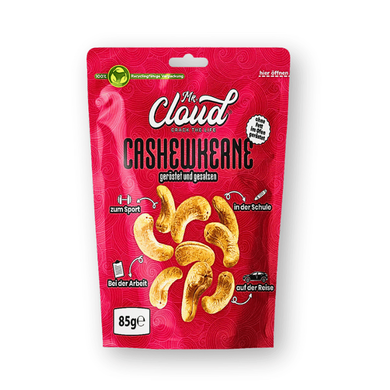 Mr. Cloud Mr. Cloud Cashewkerne 85g - Allinone Trade GmbH