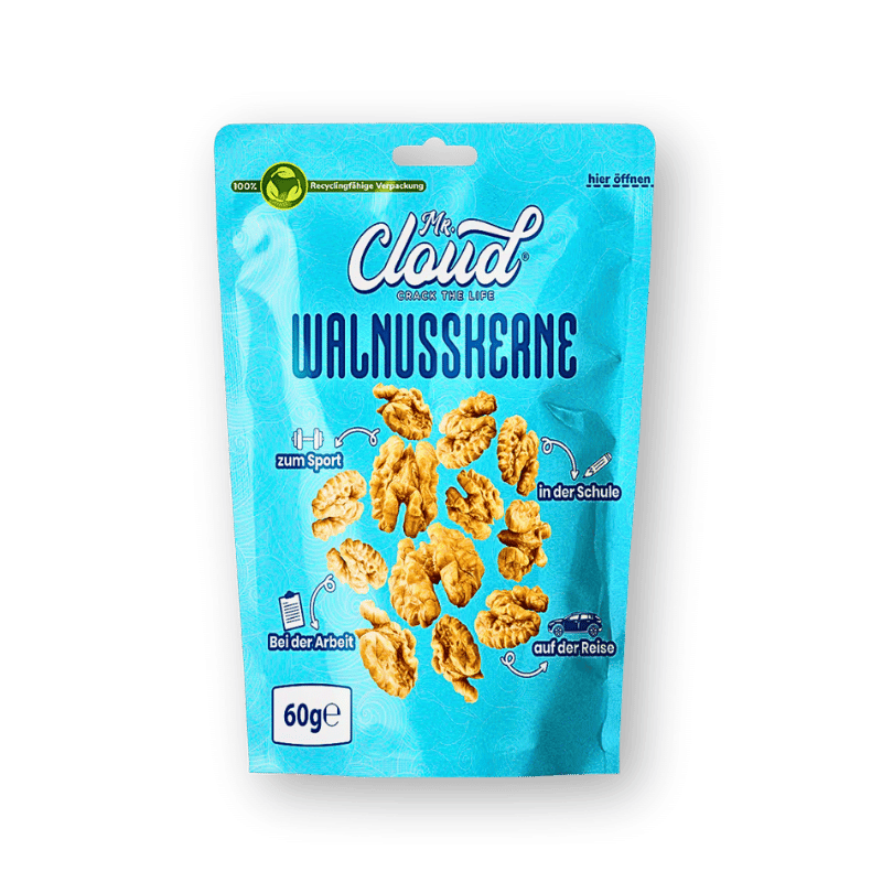 Mr. Cloud Mr. Cloud Walnusskerne 60g - Allinone Trade GmbH