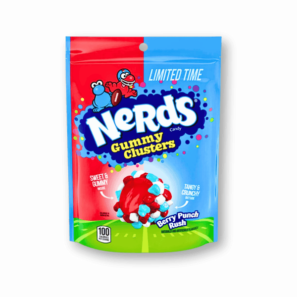 Nerds Nerds Gummy clusters - berry Punch Rush 141g - Allinone Trade GmbH