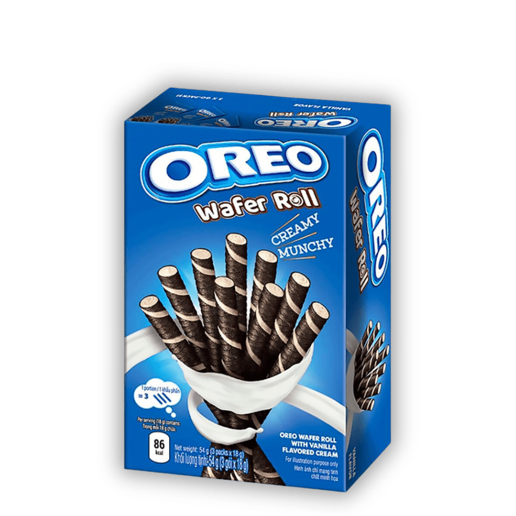 Oreo Oreo THAI Wafer Roll Vanilla Asia 54g - Allinone Trade GmbH