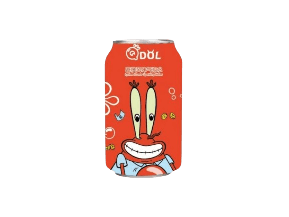 QDol QDol Spongebob Lychee Sparkling Drink 330ml - Allinone Trade GmbH