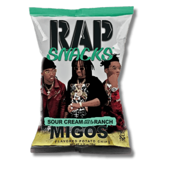 Rap Snack Rap Snack Migos Sour Cream With A Dab Of Ranch Chips 71g - Allinone Trade GmbH