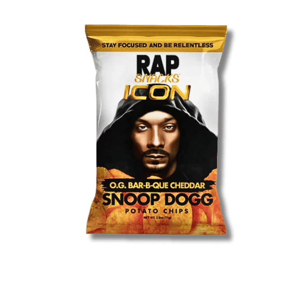 Rap Snack Rap Snacks Snoop Dogs BBQ Cheddar Chips 71g - Allinone Trade GmbH