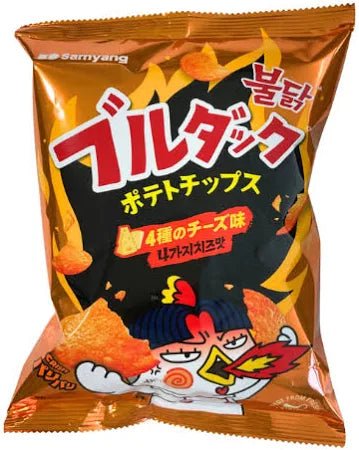 SamYang Buldak Samyang Buldak Chips Four Cheese Flavour 20x55g - Allinone Trade GmbH