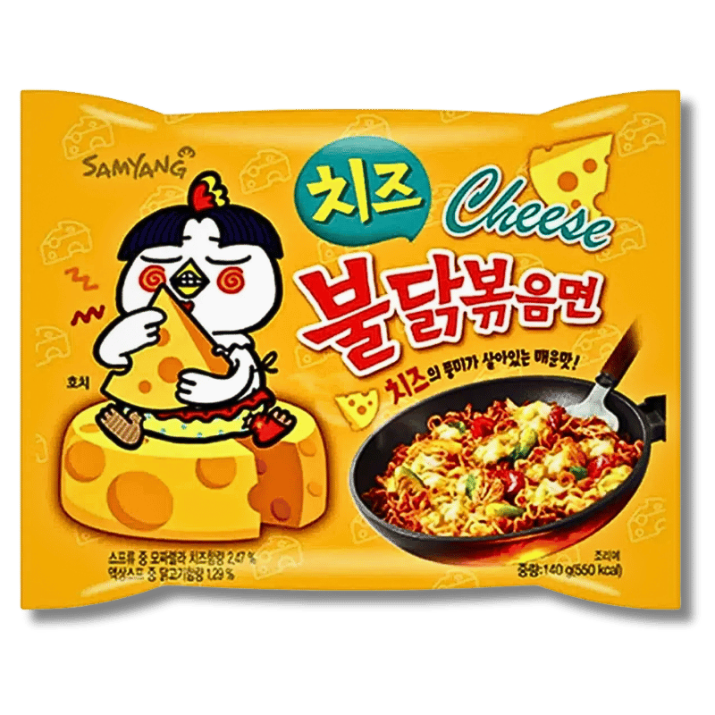 SamYang Buldak Samyang Buldak GELB Hot Chicken Cheese 140g - Allinone Trade GmbH