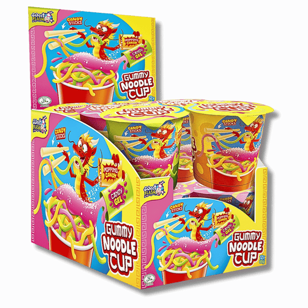 Sweet Flash Sweet Flash Gummy Noodle Cup 65g - Allinone Trade GmbH