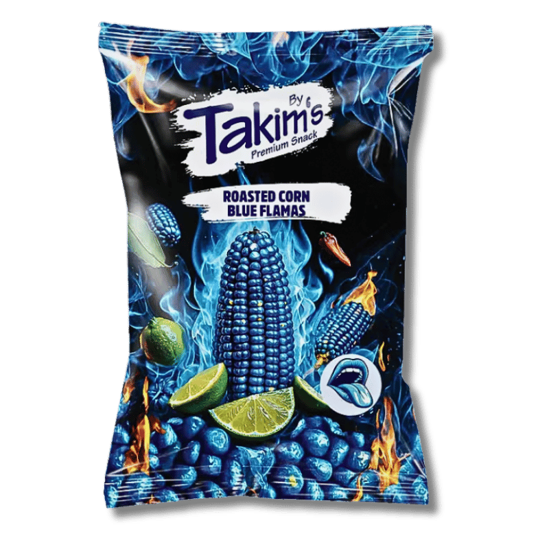 Takim's Takims Roasted Corn Blue Flamas 100g - Allinone Trade GmbH