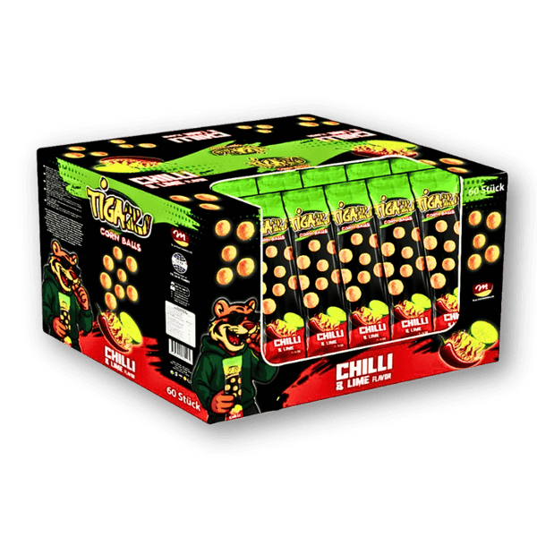 Tigaz Tigaz Corn Balls Chilli & Lime 20g - Allinone Trade GmbH