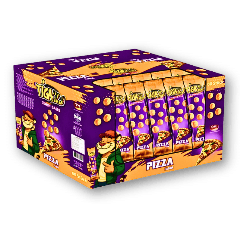 Tigaz Tigaz Corn Balls Pizza 20g - Allinone Trade GmbH