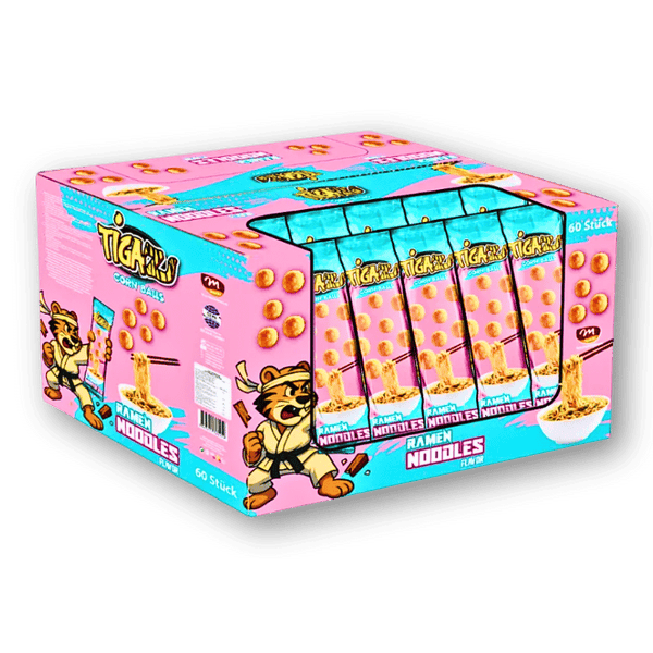 Tigas Tigaz Corn Balls Ramen Noodles 20g - Allinone Trade GmbH