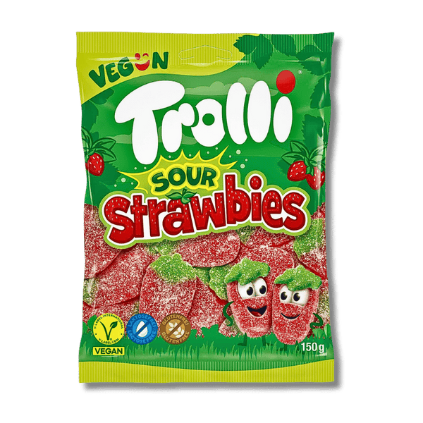 Trolli Trolli Sour Strawbies 150g - Allinone Trade GmbH