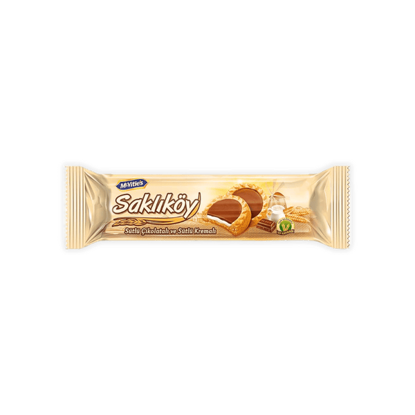 Ülker ÜLKER SAKLIKOY VOLLMILCHSCHOKOLADE KEKSE 100g - Allinone Trade GmbH